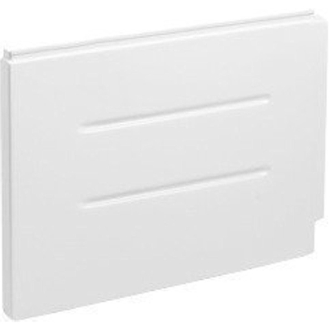 Duravit D-code Kunststof zijpaneel - voor bad - 80cm rechts - glans wit 0315175