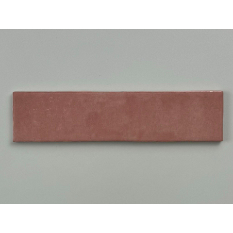 Terravito Mellina Carrelage mural céramique - 6x24.6cm - 8mm - Rose SW1440411