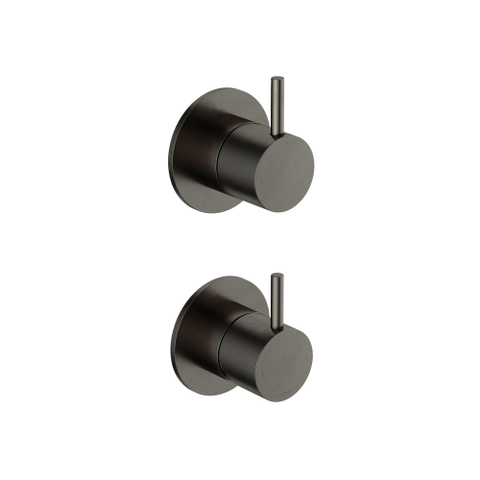 Hotbath Cobber Afbouwdeel - 2-weg omstel - verouderd ijzer zwart SW1117836