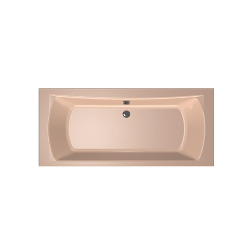 Xenz Robijn inbouwbad - 180x80cm - met overloop - met afvoer - Acryl Bahama beige SW378322