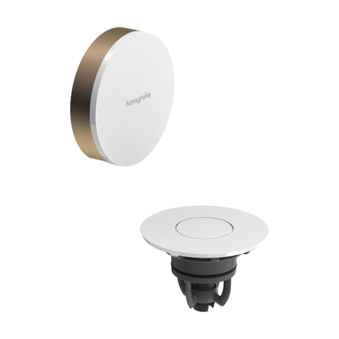 Hansgrohe Flexaplus Badafvoercombinatie kleurset - brons (bruin) SW1388301