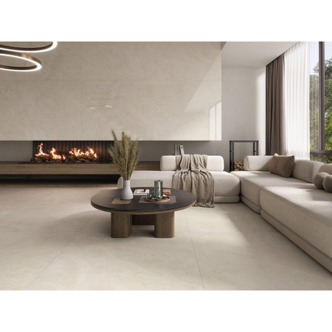 ÉCHANTILLON Terravito Lignaro Carrelage parquet céramique mural et de sol - 120x120cm - rectifié - Marfil SW1579554