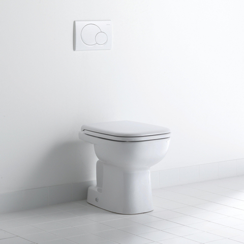 Duravit D Code lunette de WC 43x36x4cm compact synthétique Blanc brillant 0315127