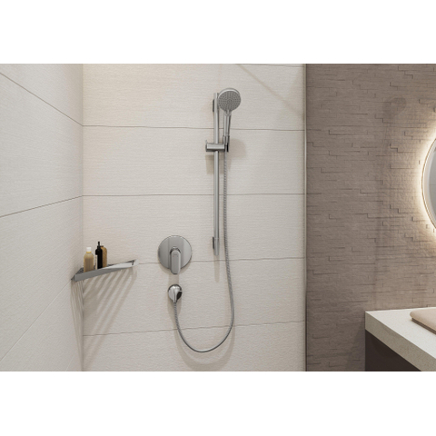 Hansgrohe Fixfit Muuraansluitbocht E - zonder terugslagklep - hoogglans chroom 0601845