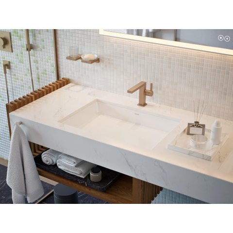 Hansgrohe Tecturis E 1 greeps wastafelkraan - 110 Fine - coolstart - zonder waste set - geborsteld brons SW918520