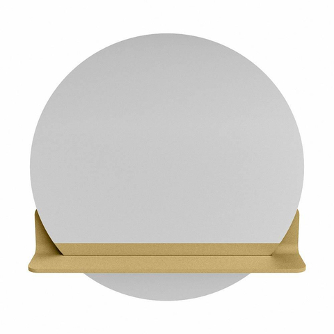 Mondiaz SPOT miroir – Ø 60 cm – avec tablette – Oro (sable) SW1235572