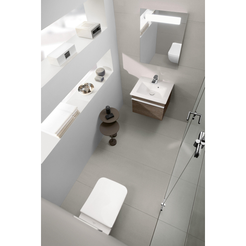 Villeroy & Boch venticello fontein - 500x420mm - met overloop - 1 kraangat - White Alpine (glans wit) 1025160