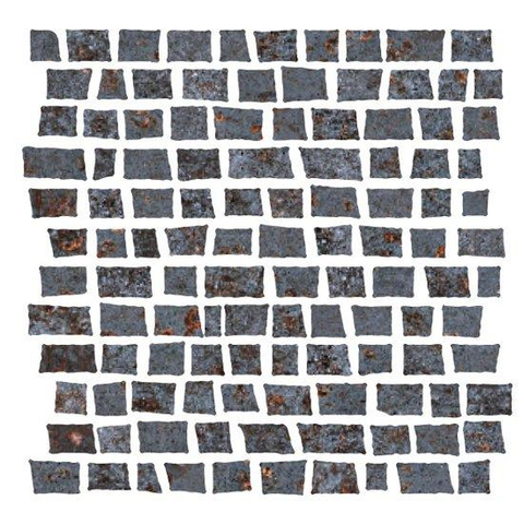 Ceralto Inlay R11 Mozaïektegel - 30x30cm - onregelmatig - 10mm - Nero mat SW854024