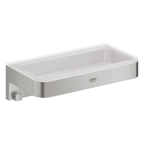 Grohe Start Cube Porte-savon de douche - 20x11x6cm - montage murale - supersteel SW878343