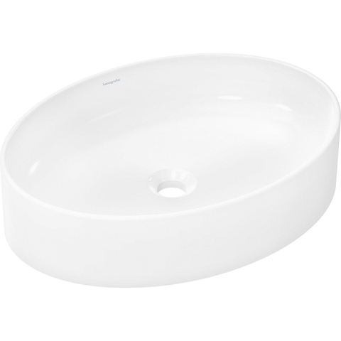 Hansgrohe Xuniva D opzetwaskom - 55x40x13cm - zonder kraangat - wit SW962912