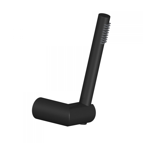 Xenz Cinca ensemble de douche - avec douchette stick - 1 jet - avec support mural - noir mat SW105557