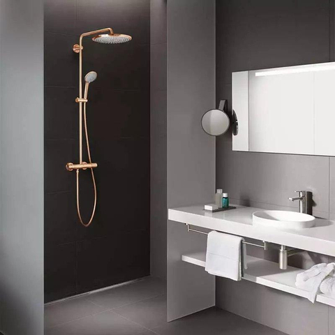 Grohe Euphoria XXL Regendoucheset Opbouw - hoofddouche 31cm - handdouche rond - warm sunset (koper) SW98858