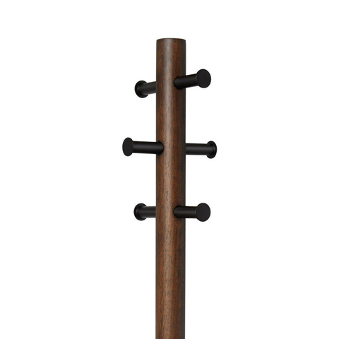 Umbra Pillar handdoekrek 50x50x165cm Rubberhout Zwart walnoot SHOWROOMMODEL SHOW25600