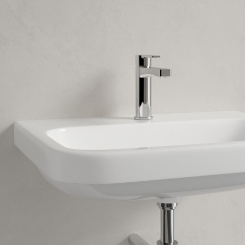 Villeroy & Boch Architectura wastafel - 65x47cm - met kraangat - zonder overloop - White Alpine (glans wit) 1025252