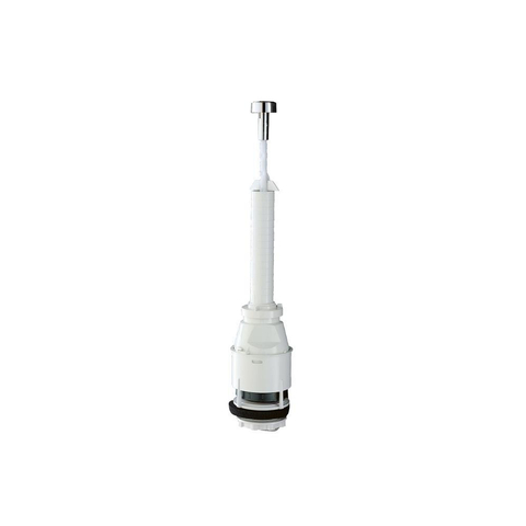 Grohe Servo Afloopmechanisme - onderbreekbaar - met drukknop - voor dekselboringen 16-35mm - inclusief bevestigingsset - chroom SW29703