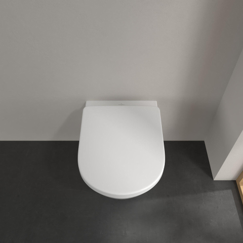 Villeroy & Boch Subway 2.0 closetzitting Comfort - met deksel - met quick release - met softclose - quickrelease - White Alpine (glans wit) 1025460