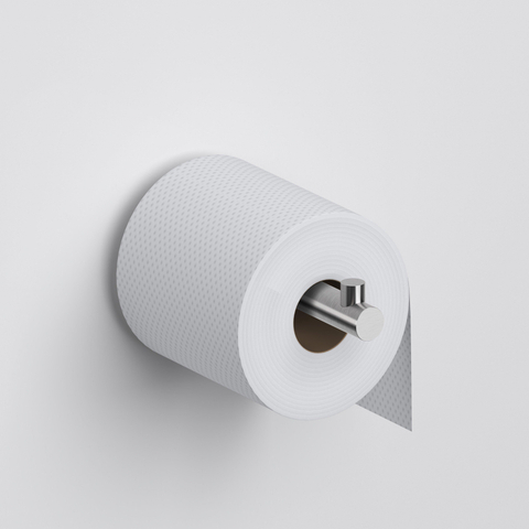 Clou Kaldur porte-rouleau de papier toilette droit sans couvercle inox brossé SW917303