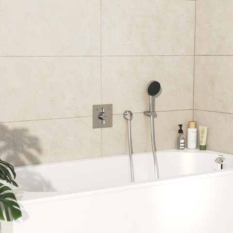 Hansgrohe DuoTurn E Inbouw mengkraan - voor 2 functies - hoogglans chroom SW918661