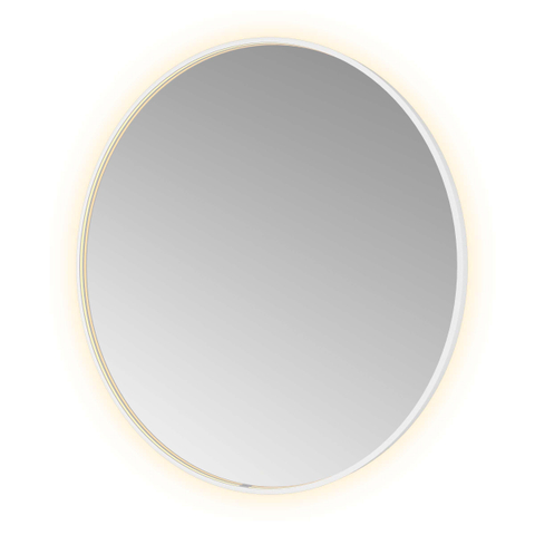 Hotbath &MORE Spiegel Round - diameter 120cm - direct en indirect LED - spiegelverwarming - dimbaar - met afstandsbediening - mat wit SW1245855