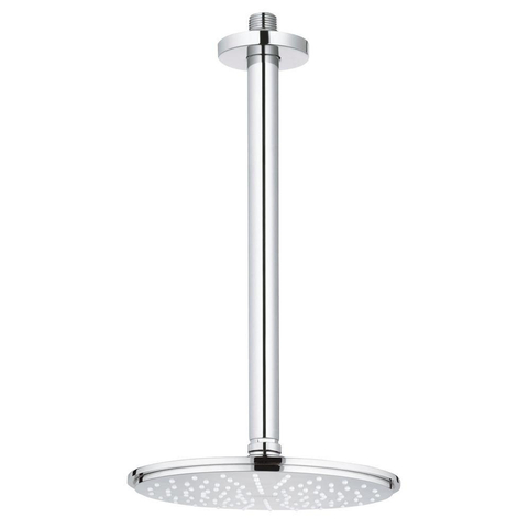 GROHE Rainshower Bras de plafond - 29cm - rosace ronde - chrome 0430076