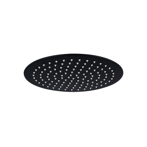 Fortifura Calvi Inbouw Regendoucheset - rond - thermostatisch - wandarm - 25cm - hoofddouche - metalen slang - staaf handdouche - mat zwart SW1244286