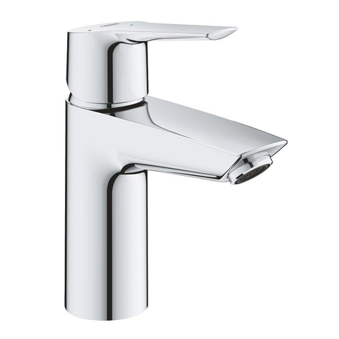 Grohe Start QuickFix Wastafelmengkraan - opbouw - 10.9cm uitloop - S-size - push to open waste - chroom OUTLETSTORE STORE41732