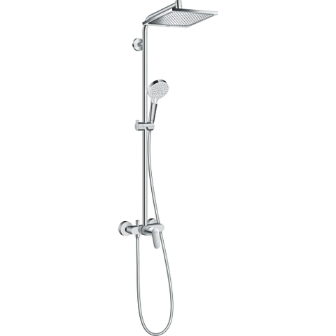 Hansgrohe Crometta e 240 - 1jet - showerpipe - met douchekraan - hoogglans chroom SW73208