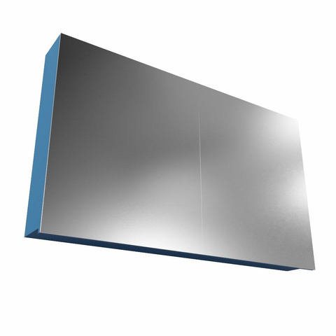 Mondiaz CUBB spiegelkast – 120x70x18 cm – 2 deuren – Jeans (blauw) SW410799
