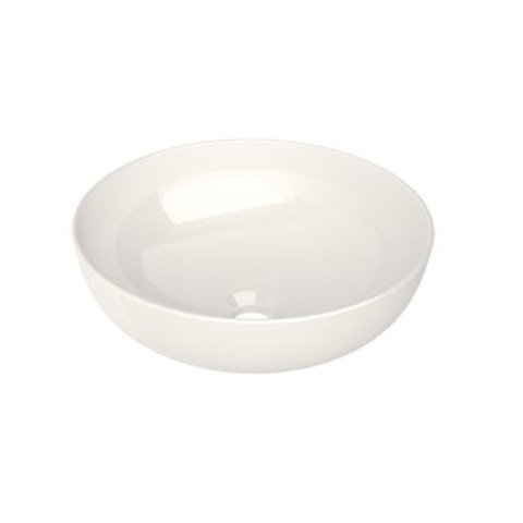Plieger Round vasque à poser - 38x38x13.6cm - blanc brillant SW398306