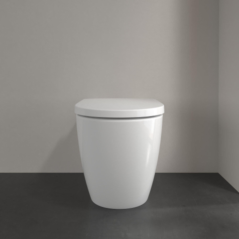 Villeroy & Boch Subway 3.0 Staand closet - 59.5x37x40cm twistflush antibacterieel CeramicPlus - White Alpine (glans wit) SW678481
