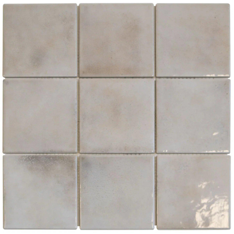 The Mosaic Factory Kasba mozaïektegel - 30x30cm - 6.5mm - vierkant - glans sand (beige) SW1015072