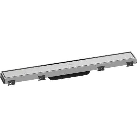 Hansgrohe RainDrain Match Douchegoot - 60cm - hoogte verstelbaar frame - brushed stainless steel SW1590416