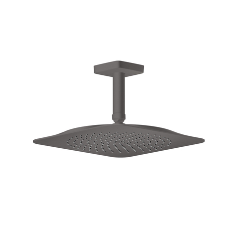 AXOR Citterio C douche de tête - 27x27cm - ecosmart+ - brushed black chrome (noir) SW1152066