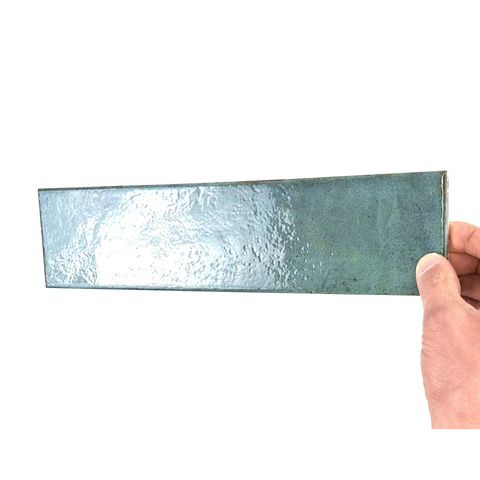 ÉCHANTILLON Terravito Sileno Pour carreau mural - 30x7,5cm - 8mm - Vert SW1221411