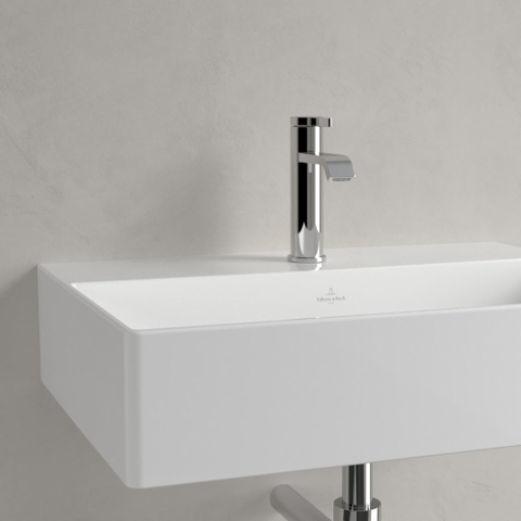 Villeroy & Boch Memento 2.0 lavabo - dessous meulé 60x42cm - sans trop-plein 1 trou de robinet ceramic+ blanc SW358436