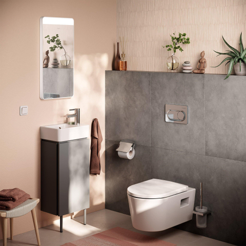 Hansgrohe Zesis s Wastafelmengkraan - 14cm - eengreeps - coolstart - push open afvoer - chroom SW1388825