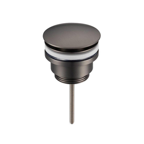 QeramiQ Fuente Fontein - 40x22x12cm - ribbel - halfrond - fonteinkraangat links - keramiek - fonteinkraan geborsteld gunmetal - verlaagd sifon - afvoerplug - linnen SW1583213