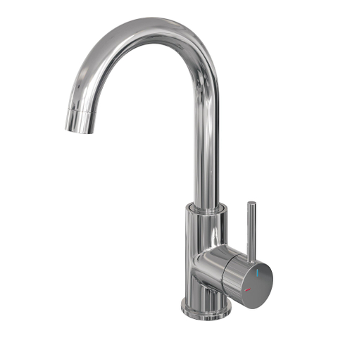 BRAUER Stripe Mitigeur lavabo haut en applique - bec rond pivotant - modèle A - chrome SW1434701