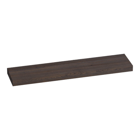 BRAUER Creek plan vasque suspendu - 200x50x10cm - lames chêne noir SW371967