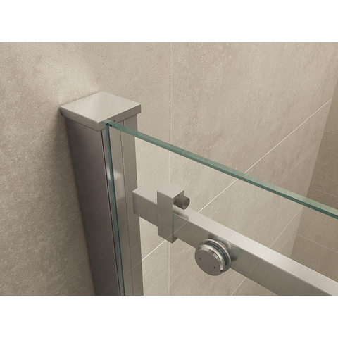 Wiesbaden Slide Nis schuifdeur - 170x200cm - 8mm - nano helder glas - chroom SW295943