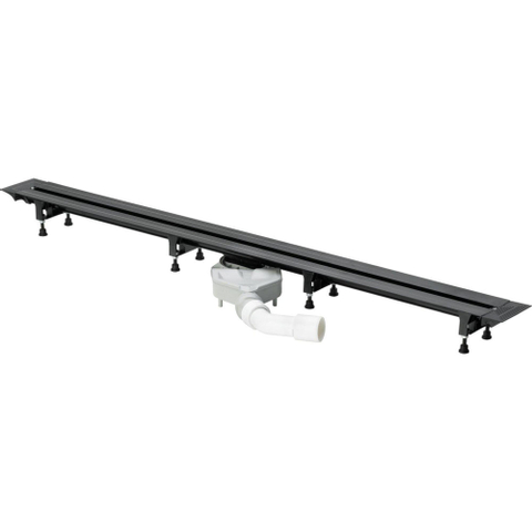 Viega Advantix vario caniveau de douche rénovation 30 120cm raccourcissable en continu GA37575