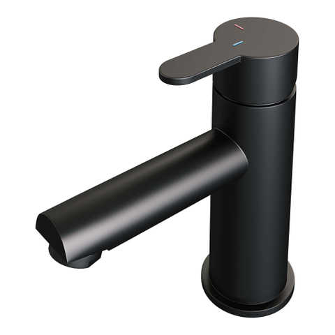 Brauer BlackEdition Wastafelmengkraan opbouw - laag - model d - mat zwart SHOWROOMMODEL SHOW23844