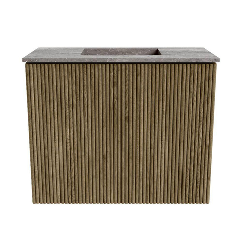 Mondiaz JOYA-DLUX Meuble de toilette 50cm - couleur Dusk - Vasque FAYE position Milieu Sans trou de robinet couleur Oza SW1425959