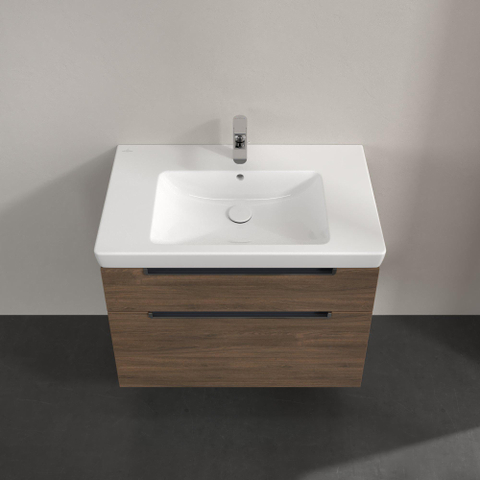 Villeroy & Boch Subway 2.0 wastafelonderkast - 78.7x59cm - 2 lades - Arizona Oak (mat hout) SW479948