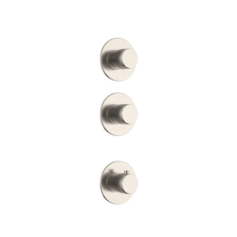 Uniforma inbouw regendouche – thermostatisch – Ø32 cm hoofddouche met waterval – zonder handdouche – geborsteld RVS SW1577868