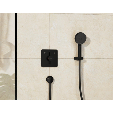 Hansgrohe DuoTurn Q Inbouw mengkraan - voor 2 functies - mat zwart SW918566