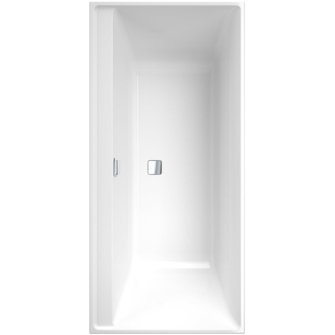 Villeroy & Boch Collaro bad rechthoek - 160x75cm - met badwaste - glans wit SW354255