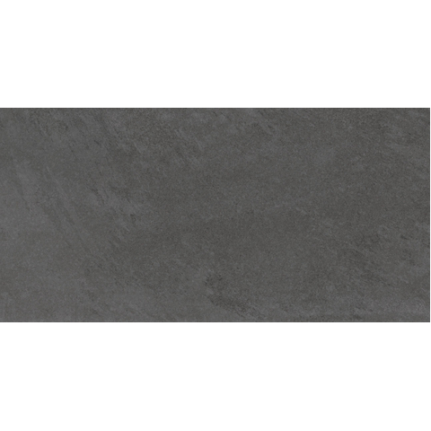 Terravito Solido carreau mural et de sol - 29.6x59.5cm - 8mm - rectifié - aspect pierre naturelle - noir SW863154