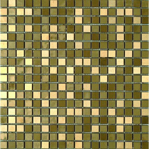 Ceralto Giralto Facet Mozaïektegel - 30.1x30.1cm - 8mm - Gold zijdeglans SW1471188