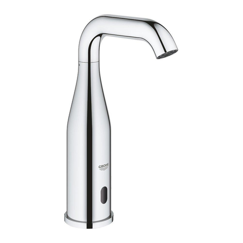 GROHE Essence Wastafelkraan Opbouw - uitloop 11.3cm - elektronisch - IR batterij - chroom SW107592